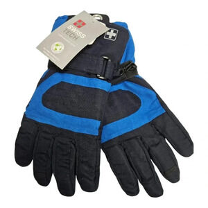 SwissTech Blue and Black Thermal Gloves L-XL